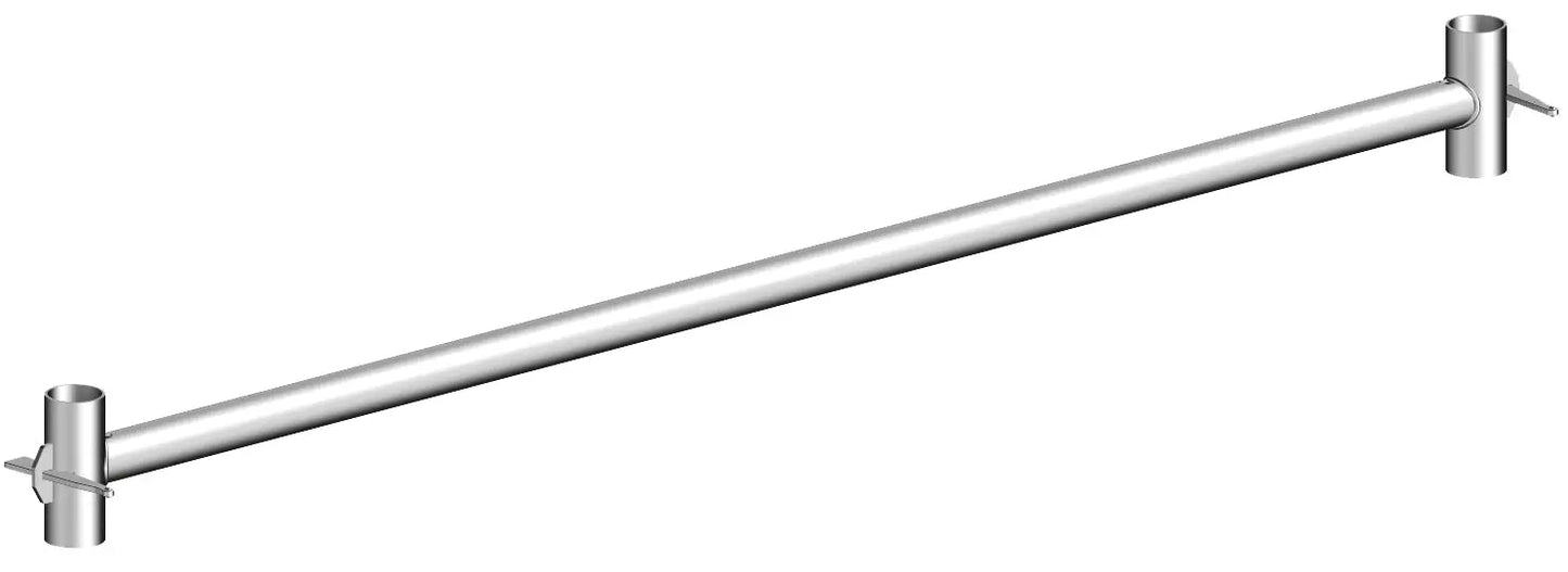 Basisrohr 2,85 m, Gerüstrohr, Verbindungsrohr Gerüst, Baugerüst Basisrohr, Stabiles Gerüstzubehör, Robustes Rohr Gerüstbau, Langlebiges Basisrohr, Industrierohr Gerüst, Baustellen Zubehör, Gerüstbauteil