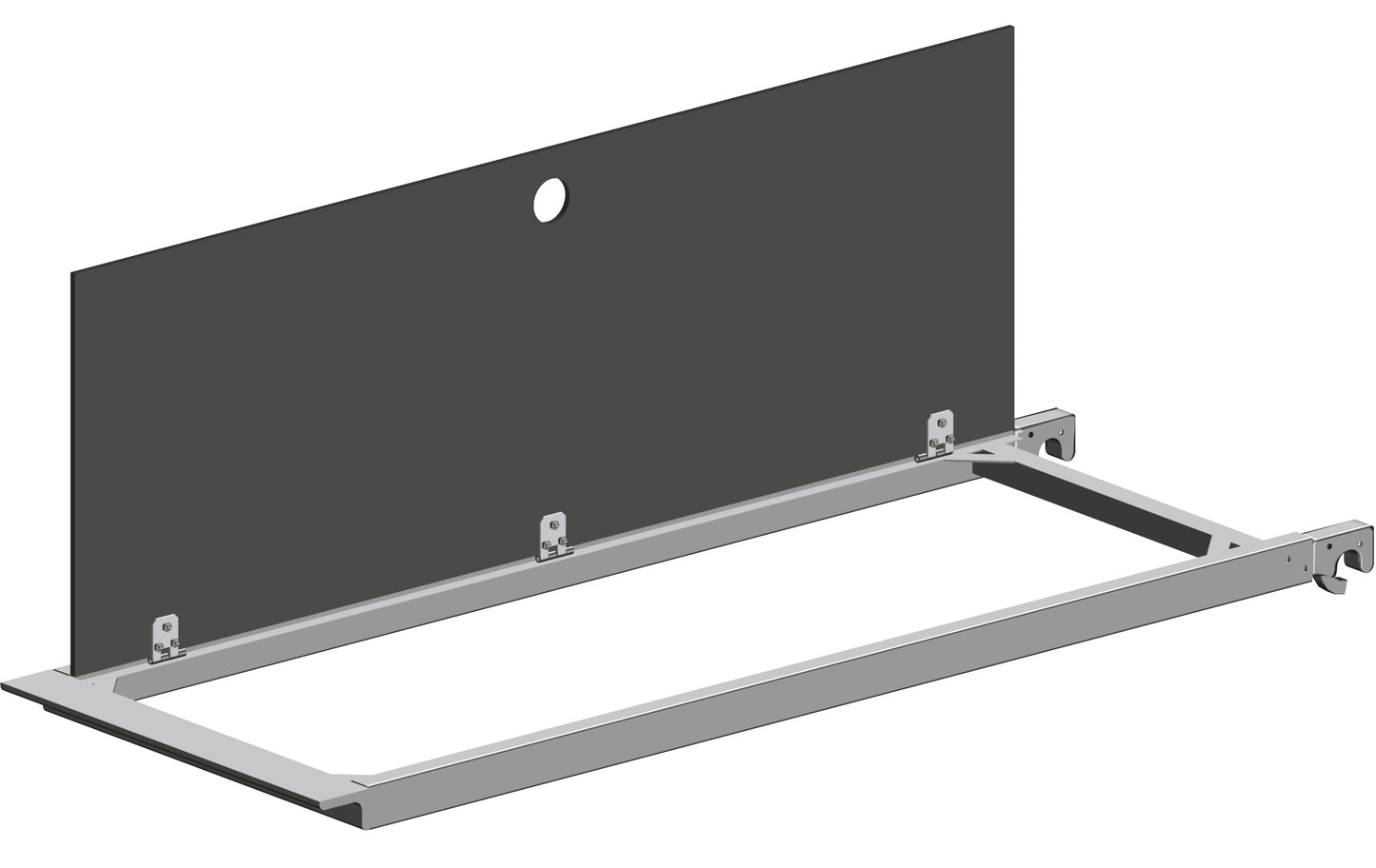 Treppen-Durchstiegsbrücke 1,80 x 0,68 m, Durchstiegsbrücke, Treppenaufstieg Brücke, Zugangslösung Bau, Zugangssystem Industrie, Rutschfeste Brücke, Sicherheitsbrücke, Montagebrücke, Industrietreppe, Auf- und Durchstiegsbrücke