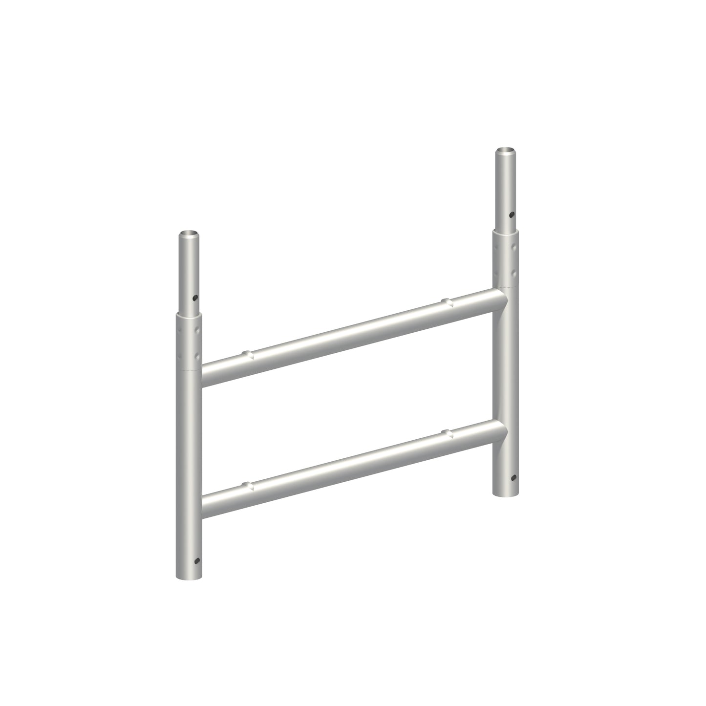 Standleiter 75/2, Leiter 75 cm, Sprossenleiter 2 Stufen, Bauleiter, Handwerksleiter, Industrieleiter, Robuste Standleiter, Leiter für Baustelle, Langlebige Leiter, Höhenarbeit Leiter