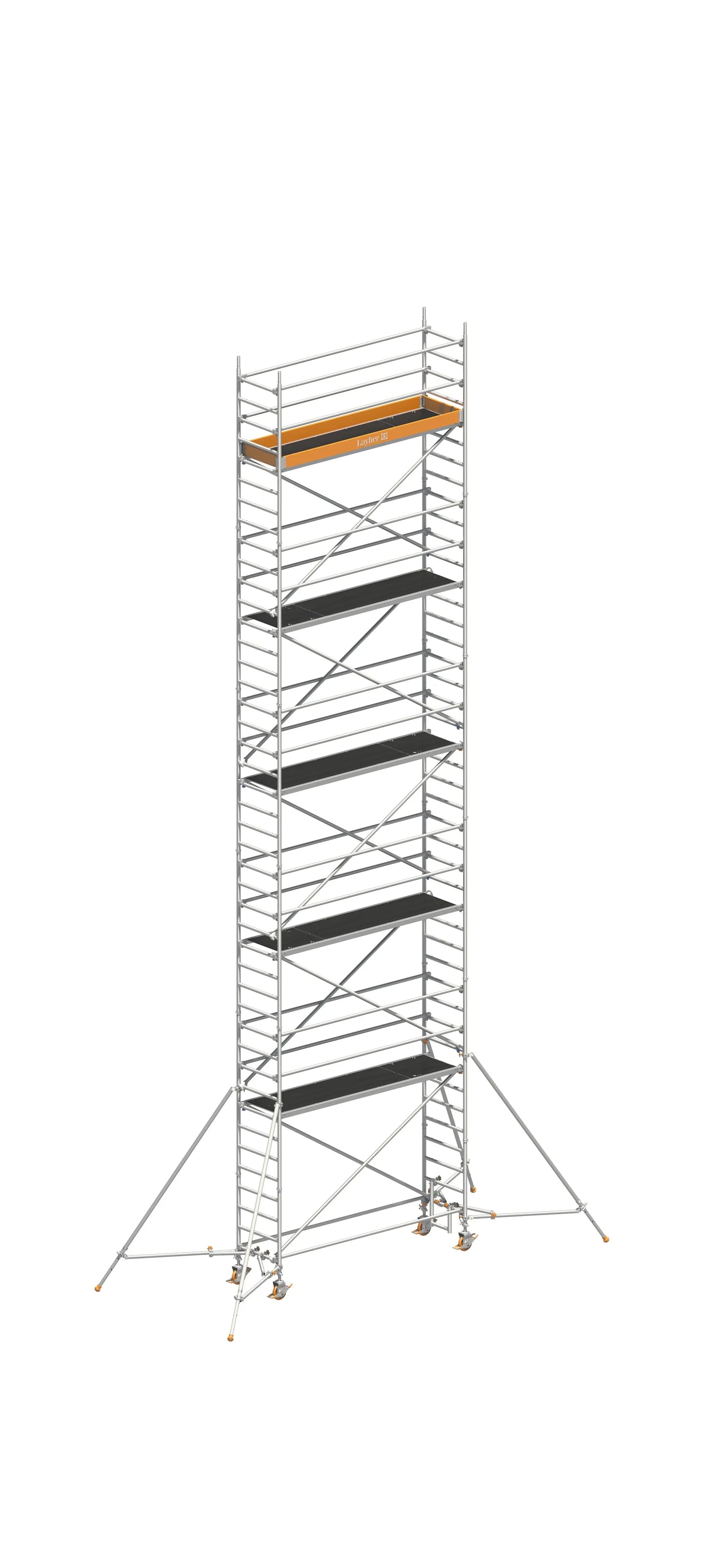 UNI Standard P2 12,20 m, UNI Standard P2 Gerüst, Baugerüst 12,20 m, Arbeitshöhe 12,20 m, Gerüst mit Telegeländer, Gerüst mit Stützen, Stabiles Baugerüst, Profi Gerüstsystem, Montagegerüst 12 m, Baugerüst kaufen