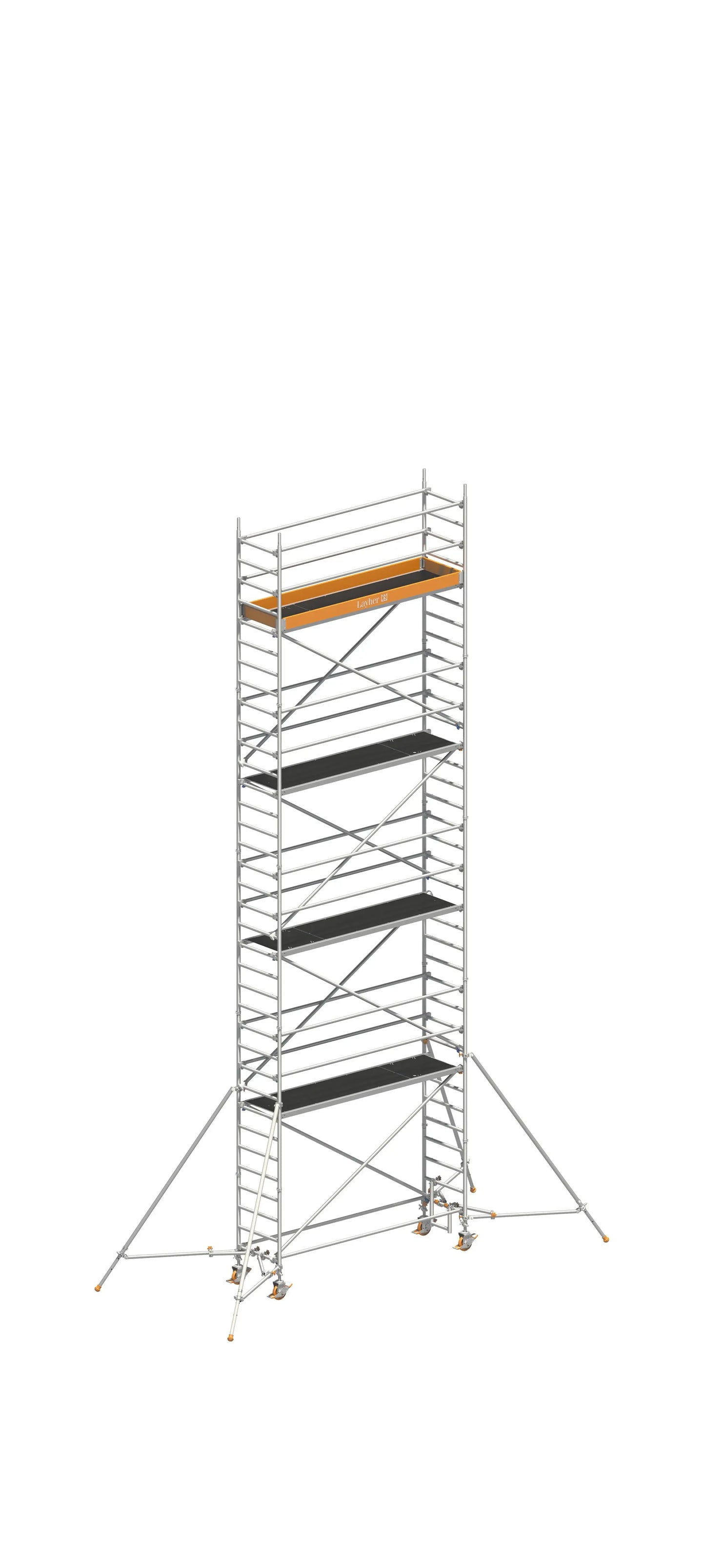 UNI Standard P2 10,20 m, UNI Standard P2 Gerüst, Baugerüst 10,20 m, Arbeitshöhe 10,20 m, Gerüst mit Telegeländer, Gerüst mit Stützen, Sicheres Baugerüst, Profi Gerüstsystem, Montagegerüst 10 m, Baugerüst kaufen
