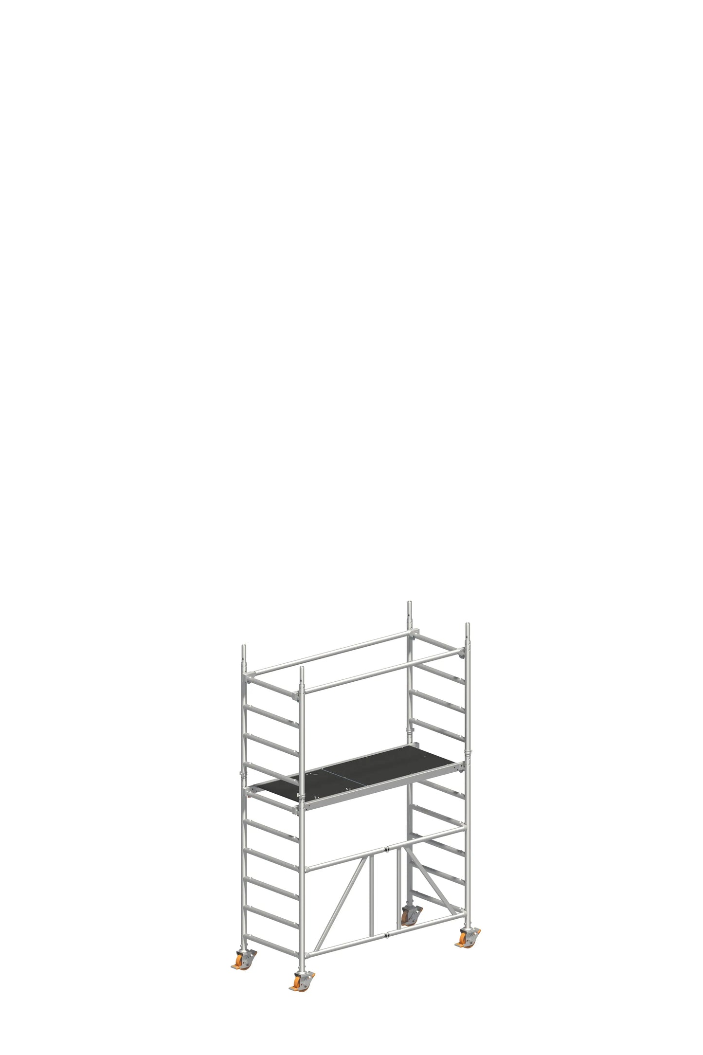 ZIFA P2 3,61 m alte Norm, ZIFA P2 Gerüst alte Norm, Fahrgerüst 3,61 m, Aluminiumgerüst 3,61 m, mobiles Rollgerüst, Baugerüst alte Norm, Profi-Gerüst, Handwerkergerüst