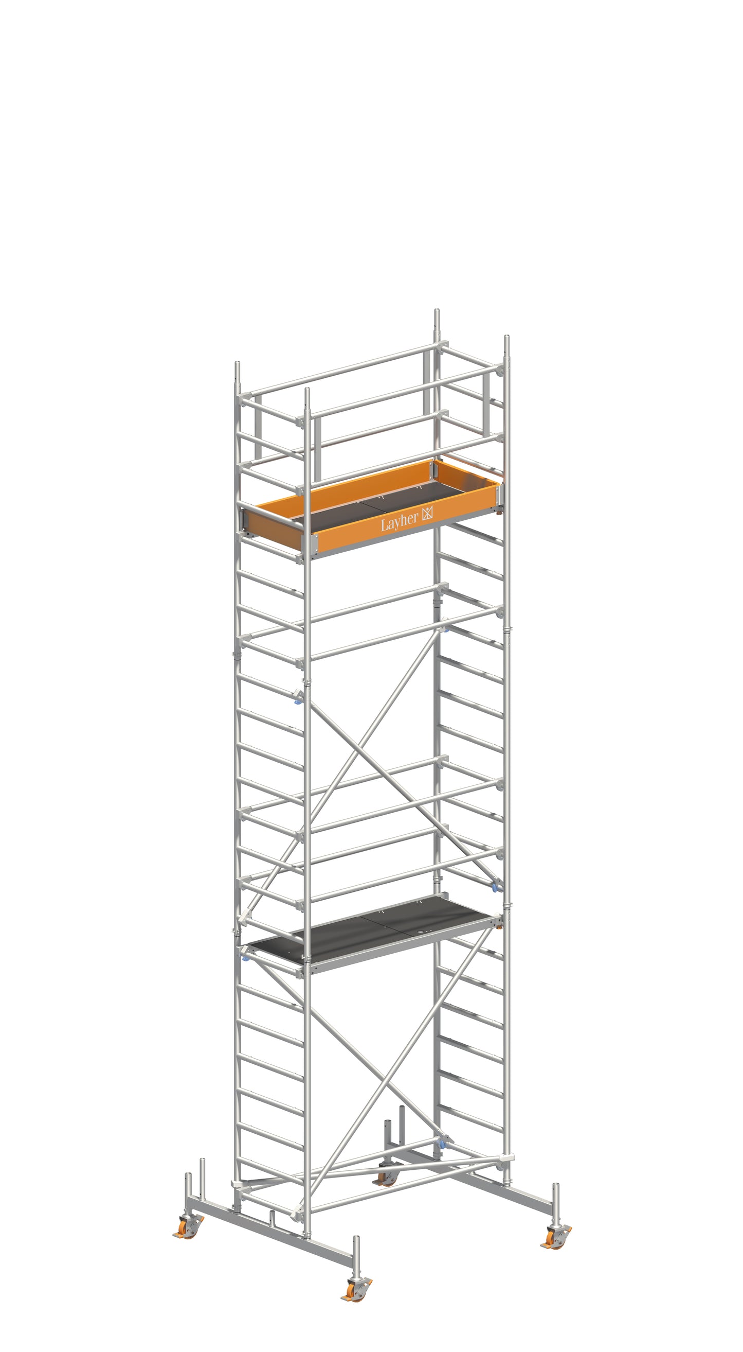 UNI LEICHT 7,26 m, UNI LEICHT Gerüst alte Norm, Baugerüst 7,26 m, Fahrbalken Gerüst, UNI LEICHT Arbeitshöhe, Mobiles Baugerüst, Leichtes Gerüstsystem, Gerüst Zubehör alte Norm, Montagegerüst, Profi Gerüst