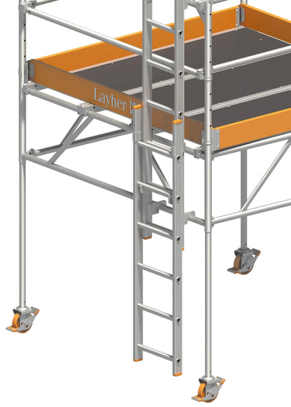 STARO ROLLBOCK 3,77 m, STARO Rollgerüst, Baugerüst mobil, Arbeitshöhe bis 3,77 m, Mobiles Gerüst, Rollbock Gerüst, Handwerkergerüst, Montagegerüst, Renovierungsgerüst, Profi Gerüstsystem