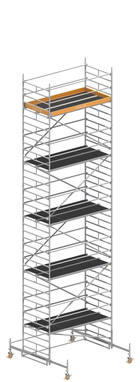 UNI BREIT P2 11,38 m, UNI BREIT P2 Gerüst, Baugerüst 11,38 m, Arbeitshöhe 11,38 m, Fahrbalken Gerüst, Stabiles Baugerüst, Mobiles Gerüstsystem, Profi Gerüstsystem, Montagegerüst, Handwerkergerüst