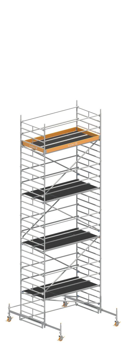 UNI BREIT P2 9,38 m, UNI BREIT P2 Gerüst, Baugerüst 9,38 m, Arbeitshöhe 9,38 m, Fahrbalken Gerüst, Mobiles Baugerüst, Stabiles Gerüstsystem, Profi Gerüstsystem, Montagegerüst, Handwerkergerüst