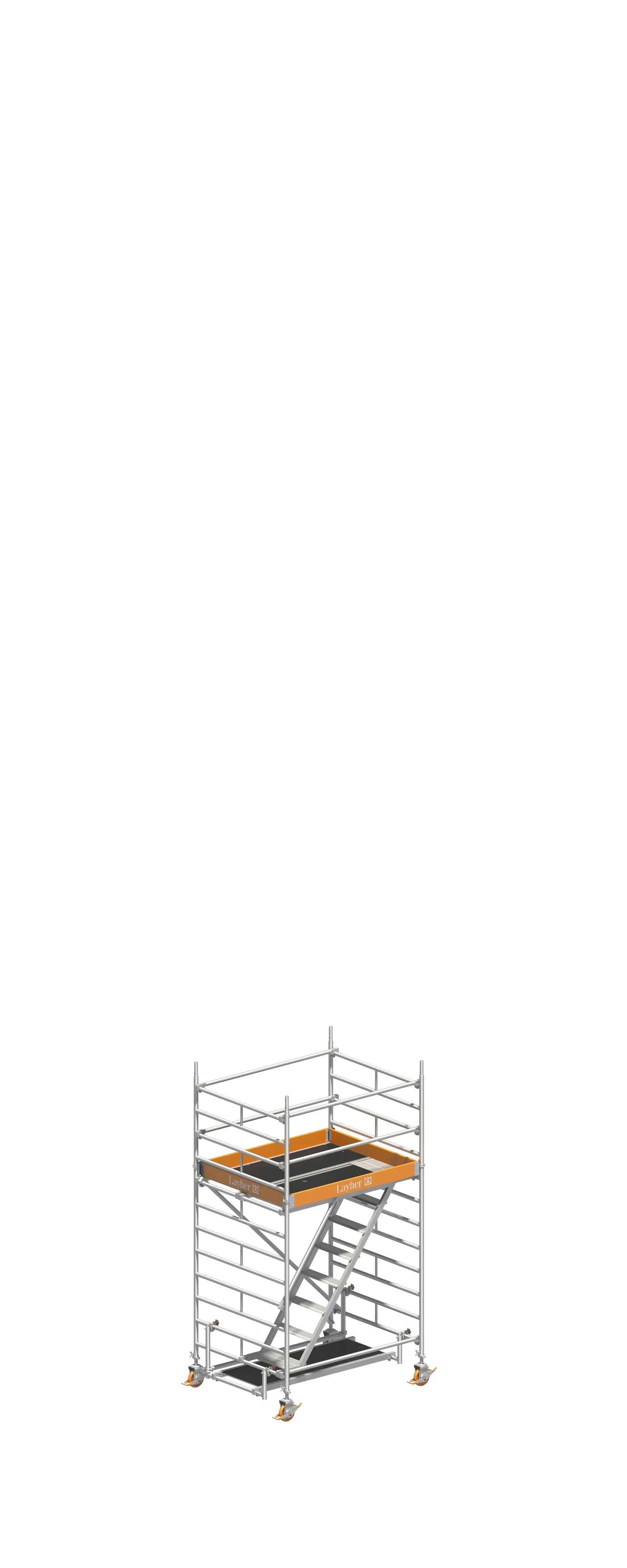 UNI KOMFORT 4,20 m, UNI KOMFORT Gerüst, Baugerüst 4,20 m, UNI KOMFORT Arbeitshöhe, Stabiles Baugerüst, Profi Gerüstsystem, Montagegerüst, Gerüst für Handwerk, Baugerüst kaufen