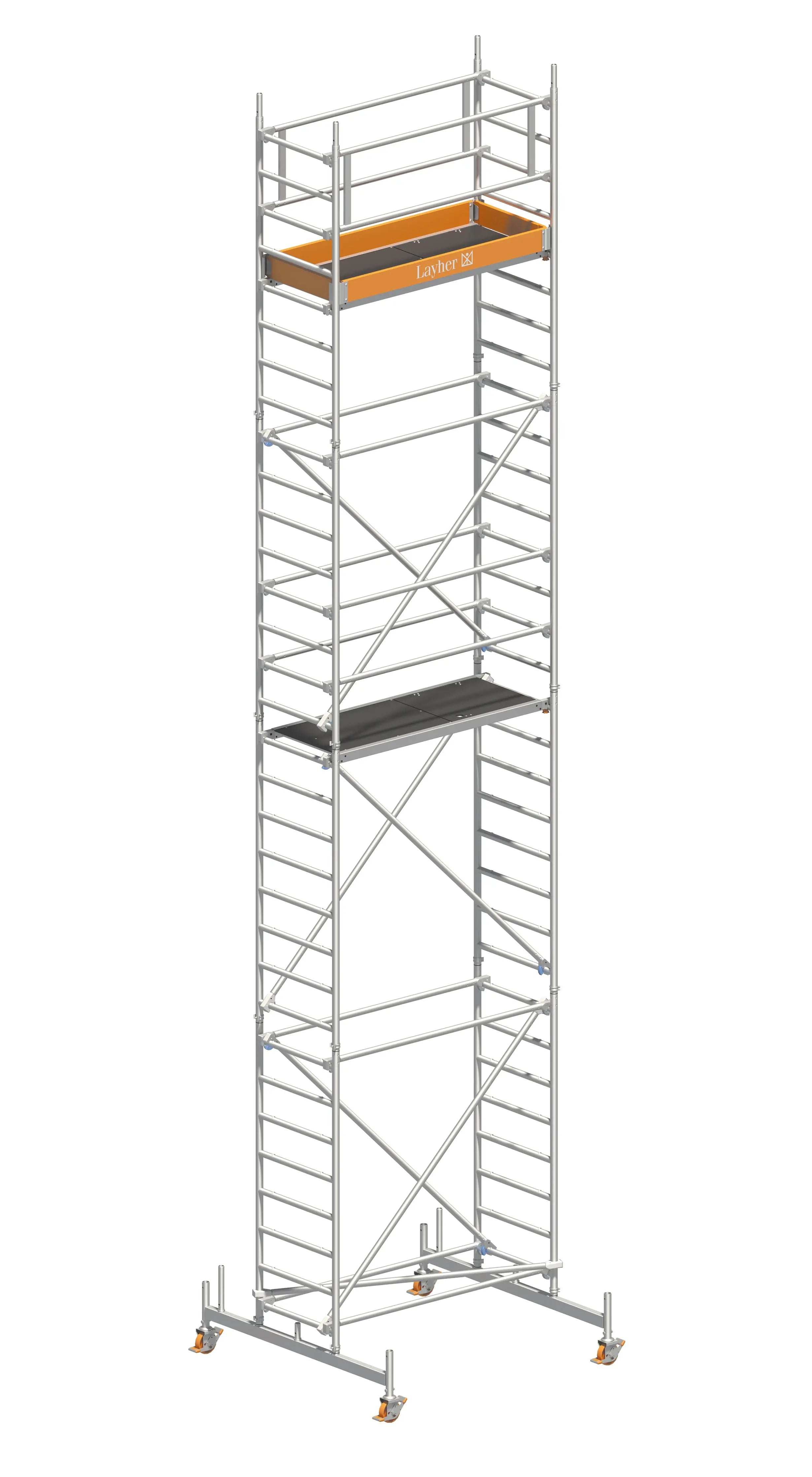 UNI LEICHT 9,26 m mit Fahrbalken (alte Norm) | Layher Rollgerüst – AGM ...