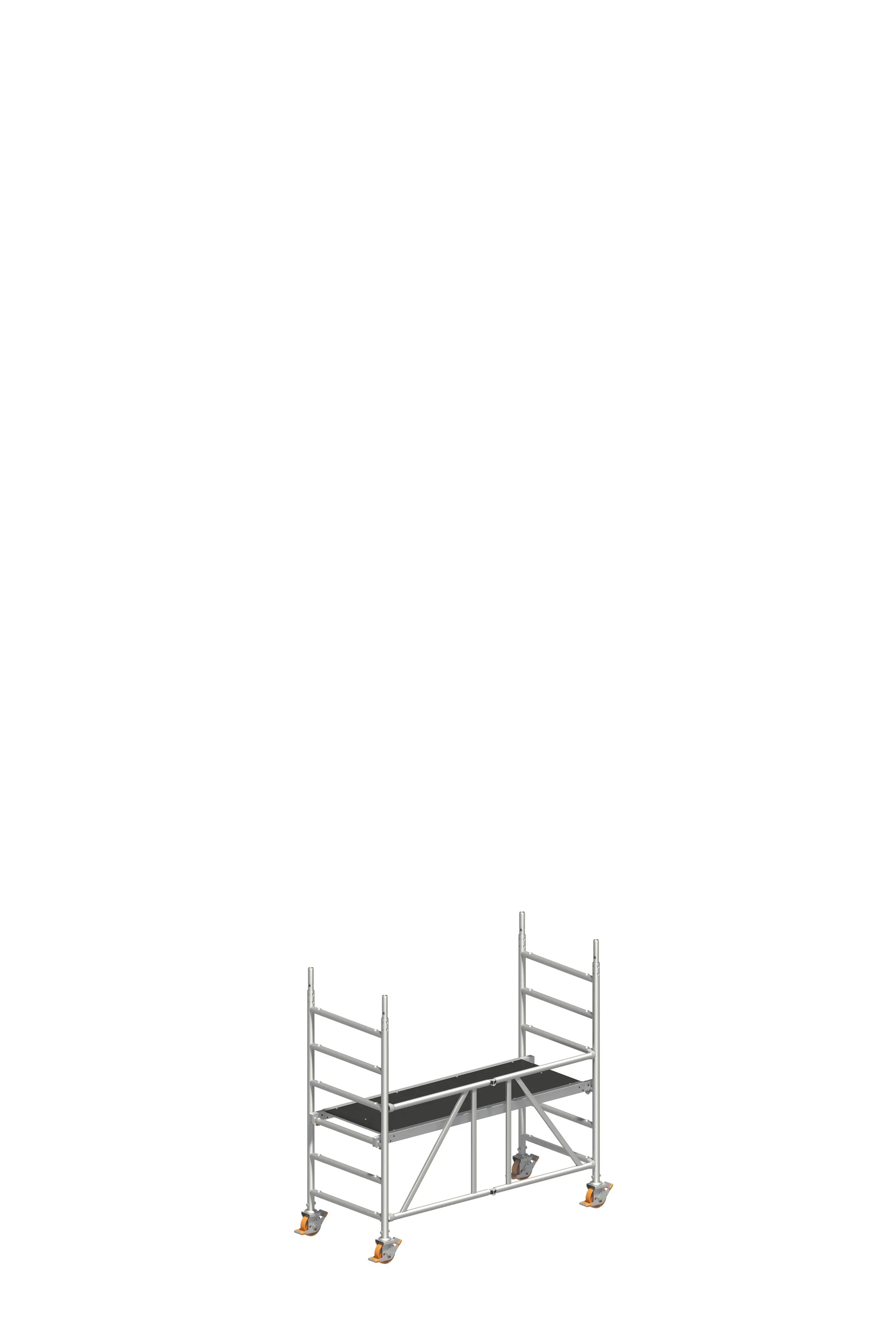 ZIFA P2 2,86 m, ZIFA P2 Gerüst, Fahrgerüst 2,86 m, Aluminiumgerüst, Arbeitshöhe 2,86 m, mobiles Rollgerüst, Profi-Gerüst, Handwerkergerüst