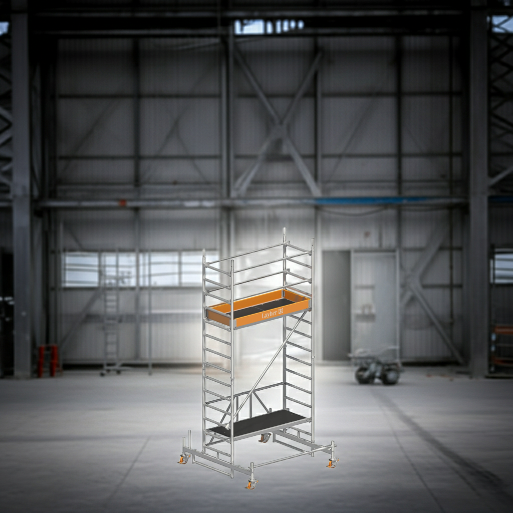 ZIFA P2 Gerüst – Arbeitshöhe 4,76 m mit Fahrbalken