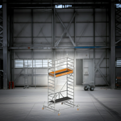 ZIFA P2 Gerüst – Arbeitshöhe 4,76 m mit Fahrbalken