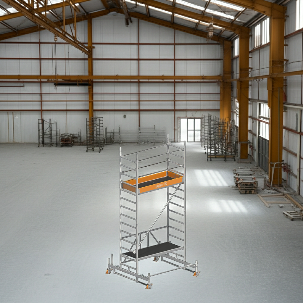 ZIFA P2 Gerüst – Arbeitshöhe 4,76 m mit Fahrbalken