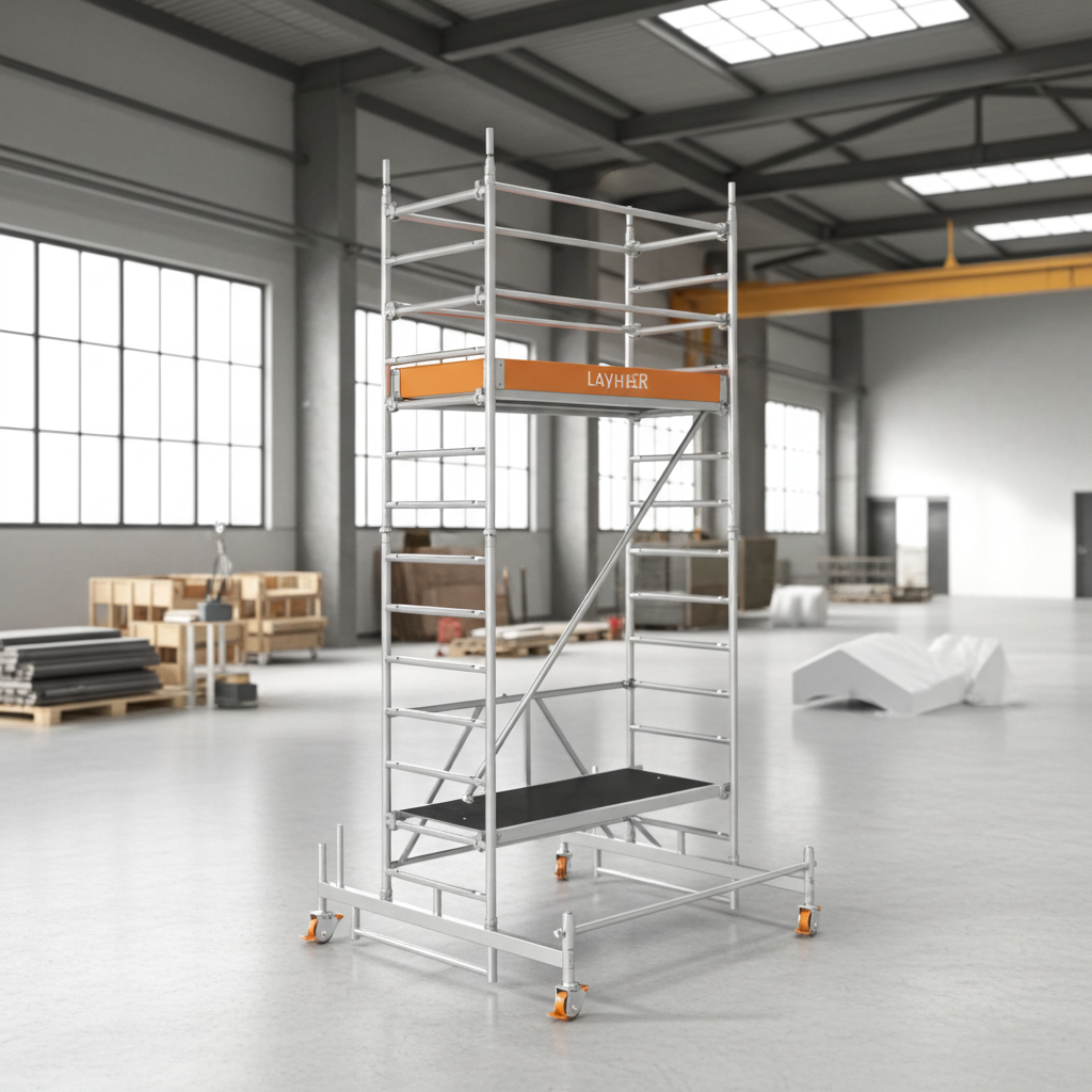 ZIFA P2 Gerüst – Arbeitshöhe 4,76 m mit Fahrbalken