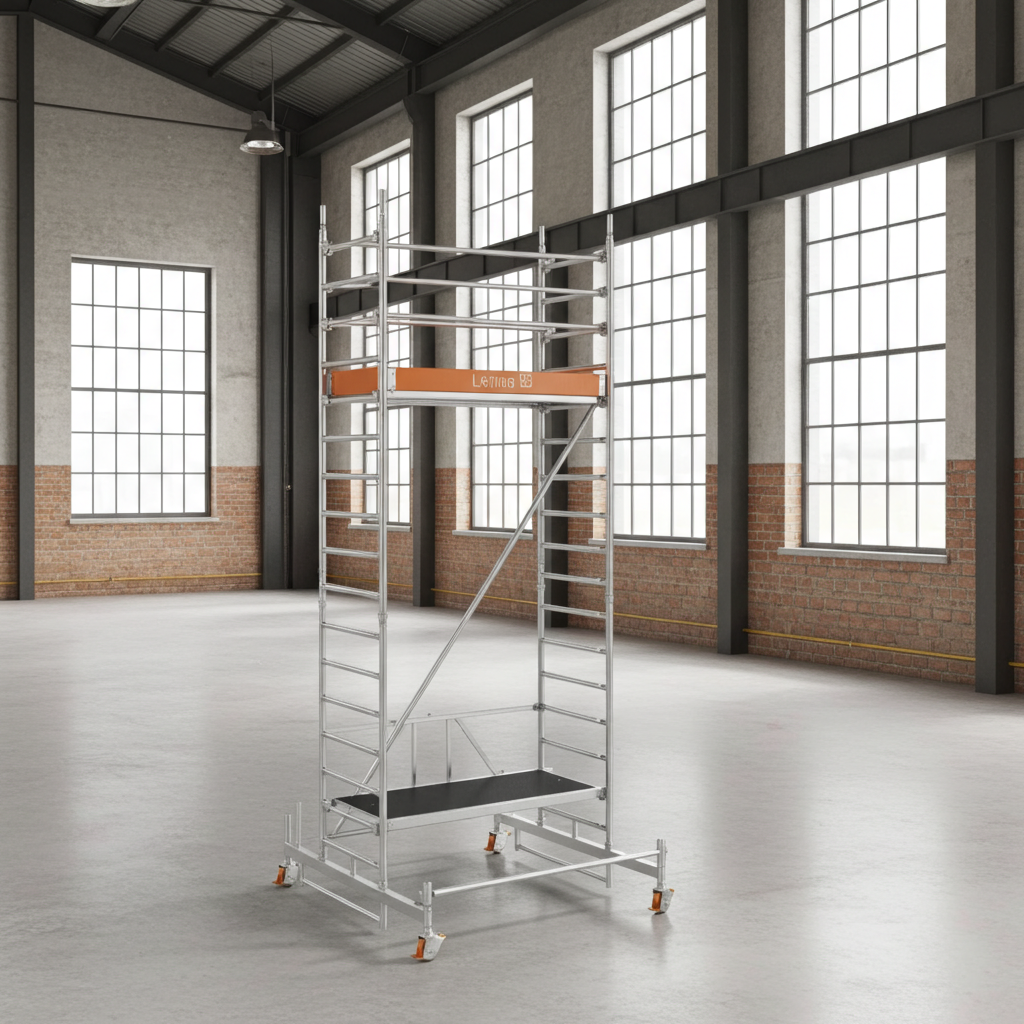 ZIFA P2 Gerüst – Arbeitshöhe 4,76 m mit Fahrbalken